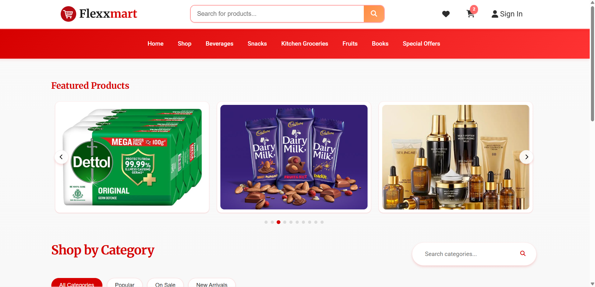 FlexxMart Desktop Screenshot