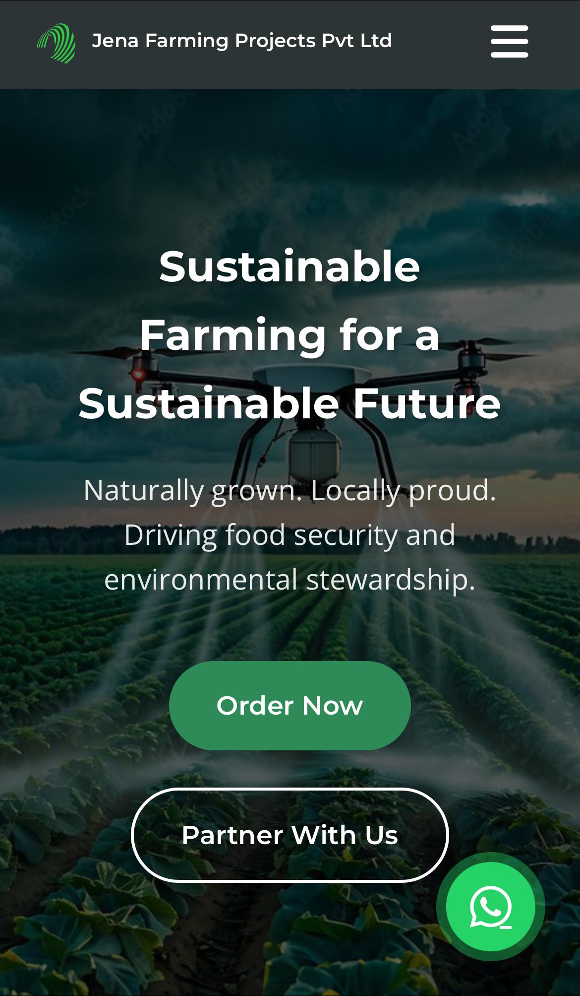 Pedzaworks Jena Farming website